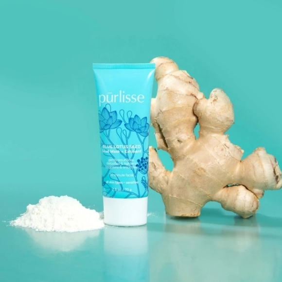 Purlisse Blue Lotus Seed Mud Mask + Exfoliant  NIB - Picture 2 of 5